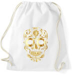 printfashion Koponya - Sportzsák, Tornazsák - Fehér (5150597)
