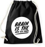 printfashion Brain is the new - Sportzsák, Tornazsák - Fekete (2230903)