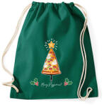 printfashion Merry Pizzamas pizzalapáttal fehér - Sportzsák, Tornazsák - Sötétzöld (5765483)