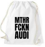 printfashion Mthr fckn Audi póló - Sportzsák, Tornazsák - Fehér (9395075)