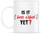 printfashion Is it beer o'clock yet? - Bögre - Fehér (7068573)