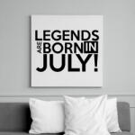 printfashion July - Vászonkép - Fehér (6621462)