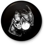 printfashion Denevér - Kitűző, hűtőmágnes - Fekete (3091310)