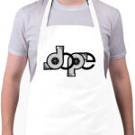 printfashion DOPE turbós logó - Kötény - Fehér (4906482)