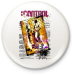 printfashion CONTROL - Kitűző, hűtőmágnes - Fehér (3075234)