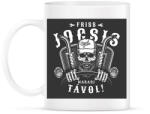 printfashion Friss jogsis - Maradj távol! - Bögre - Fehér (6393529)