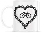 printfashion Bicikli love - Bögre - Fehér (1158552)