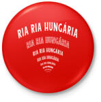 printfashion Ria ria Hungária - Kitűző, hűtőmágnes - Piros (5071023)
