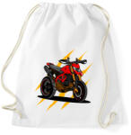 printfashion Motor - Sportzsák, Tornazsák - Fehér (13870509)