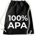 printfashion 100% APA - Sportzsák, Tornazsák - Fekete (9853272)