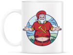 printfashion Télapó ha kommunista volna - Bögre - Fehér (5606531)