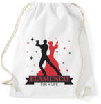 printfashion Flamenco for a life - Sportzsák, Tornazsák - Fehér (7676601)