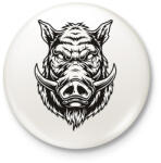 printfashion Vadisznó - Kitűző, hűtőmágnes - Fehér (5781824)