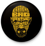 printfashion Megtörni a rosszat - Kitűző, hűtőmágnes - Fekete (3090913)