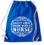 printfashion Igyál a nővérrel - Sportzsák, Tornazsák - Bright royal (145640)