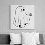 printfashion Fekete szellem - Vászonkép - Fehér (14137056)