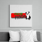 printfashion Color panda android game - Vászonkép - Fehér (6621841)