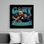 printfashion Gary Anderson - darts - Vászonkép - Fekete (15547339)