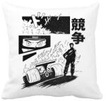 printfashion Forma 1 anime - Párnahuzat, Díszpárnahuzat - Fehér (13943317)