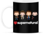printfashion Supernatural - Bögre - Fekete (5089208)