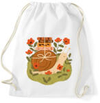 printfashion Csiga könyvekkel - Sportzsák, Tornazsák - Fehér (15704508)