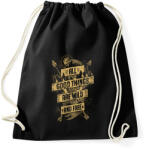 printfashion Vadon és szabadon - Sportzsák, Tornazsák - Fekete (1061974)