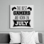 printfashion Júliusi gamer - Vászonkép - Fehér (6637027)