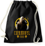 printfashion chernobyl - Sportzsák, Tornazsák - Fekete (2743407)