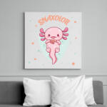 printfashion Snaxolotl - Vászonkép - Fehér (10874310)
