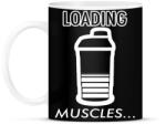 printfashion Loading Muscles - Bögre - Fekete (2418293)