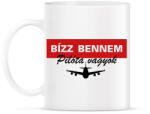 printfashion Pilóta vagyok - Bögre - Fehér (7689841)
