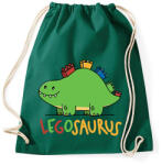 printfashion Legoszaurusz - Sportzsák, Tornazsák - Sötétzöld (1481703)