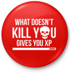 printfashion Ami nem öl meg, xp-t ad - Kitűző, hűtőmágnes - Piros (3627151)