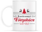 printfashion Karácsonyi főszakács - Bögre - Fehér (11002941)