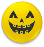 printfashion Halloween tök fej - Kitűző, hűtőmágnes - Sárga (14726734)