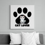 printfashion Cat Lover - Vászonkép - Fehér (14089790)