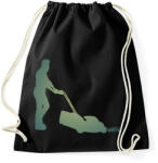 printfashion Fűnyírás - Sportzsák, Tornazsák - Fekete (13569325)