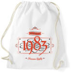 printfashion since-1983-red-black - Sportzsák, Tornazsák - Fehér (530675)