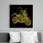 printfashion motor - Vászonkép - Fekete (8959548)