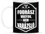 printfashion FODRÁSZ, NEM VARÁZSLÓ - Bögre - Fekete (934015)