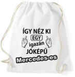 printfashion Így néz ki egy igazán jóképű Mercedeses - Sportzsák, Tornazsák - Fehér (5370365)