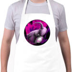 printfashion Kecskenyúl koponyával - Kötény - Fehér (4908661)