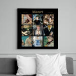 printfashion Manet - részleket - Vászonkép - Fekete (11902185)