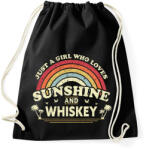 printfashion Whiskey-s csaj - Sportzsák, Tornazsák - Fekete (2378509)