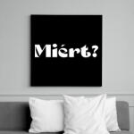 printfashion Miért? - férfi - Vászonkép - Fekete (15601296)