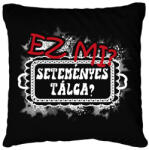 printfashion Ez mi? Seteményes tálca - Párnahuzat, Díszpárnahuzat - Fekete (16724188)