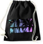 printfashion Miami - Sportzsák, Tornazsák - Fekete (4390192)