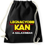 printfashion LEGNAGYOBB KAN A GALAXISBAN - Sportzsák, Tornazsák - Fekete (11576254)