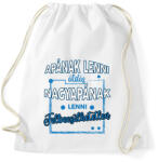 printfashion Nagyapának lenni felbecsülhetetlen - Sportzsák, Tornazsák - Fehér (6608519)