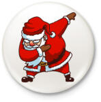 printfashion Dab santa - Kitűző, hűtőmágnes - Fehér (3082912)